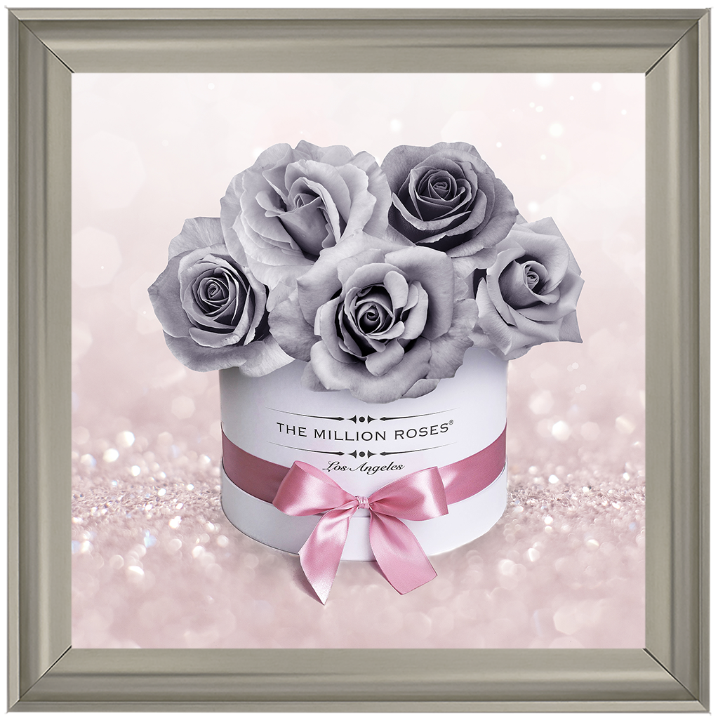 FL084 Grey Flower Box