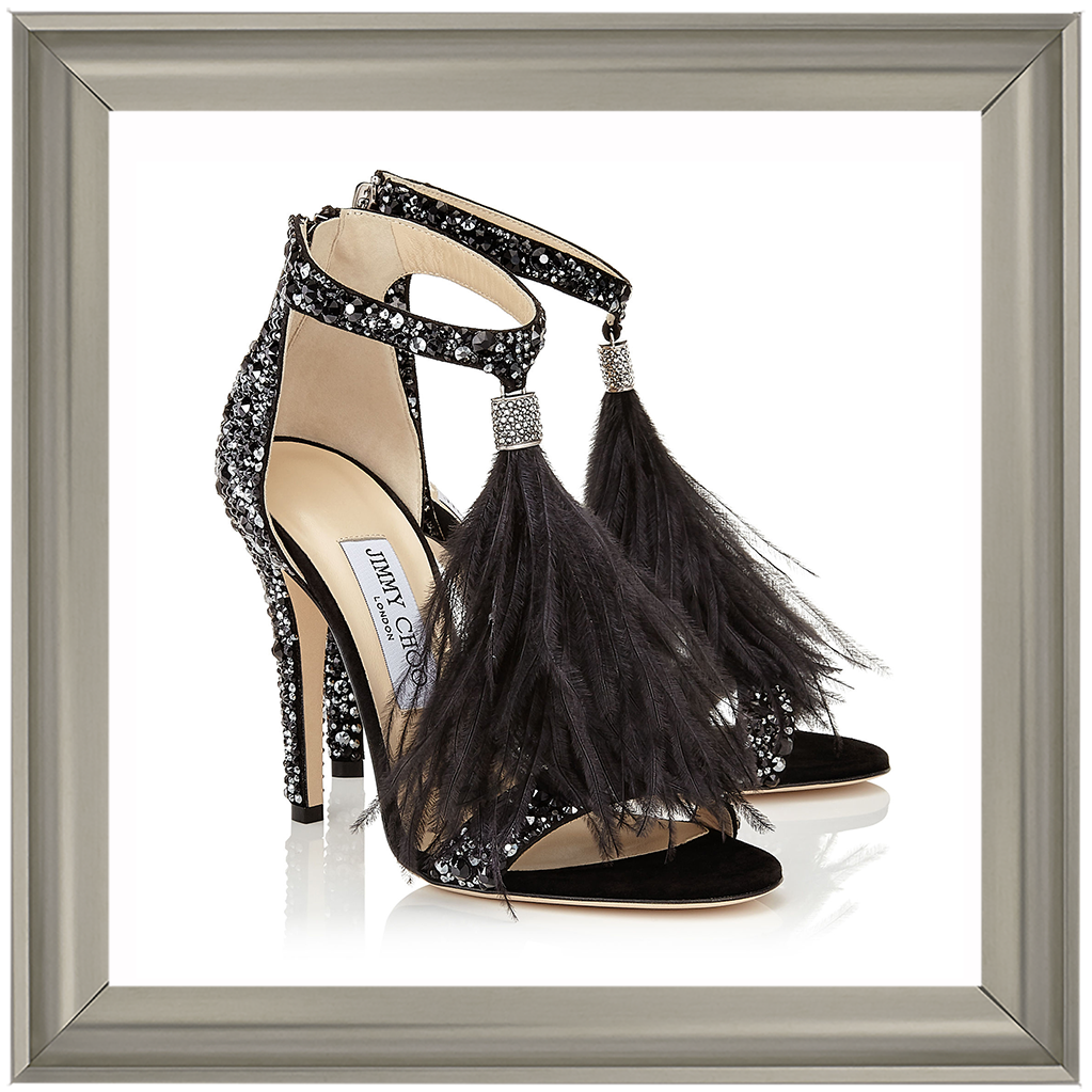FS048 Black high heels