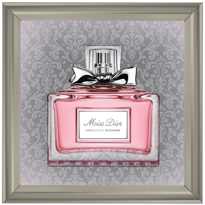 FS079 Perfume bottle on grey background
