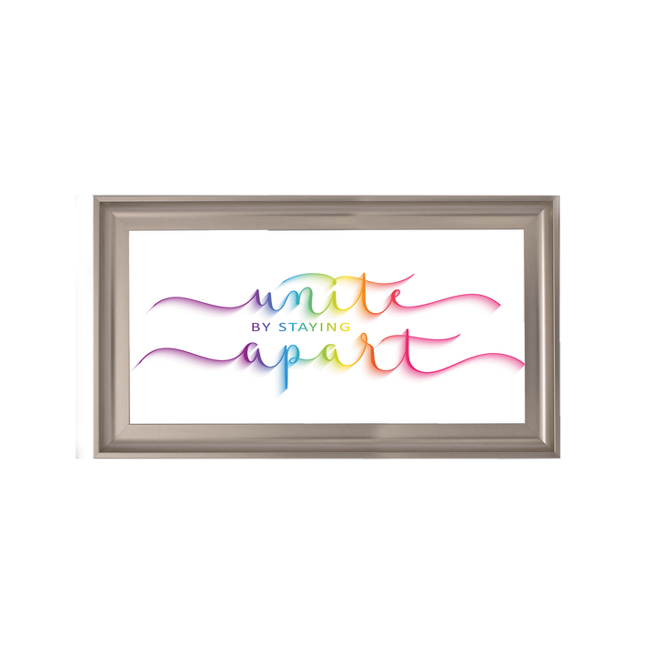 Unite by staying apart