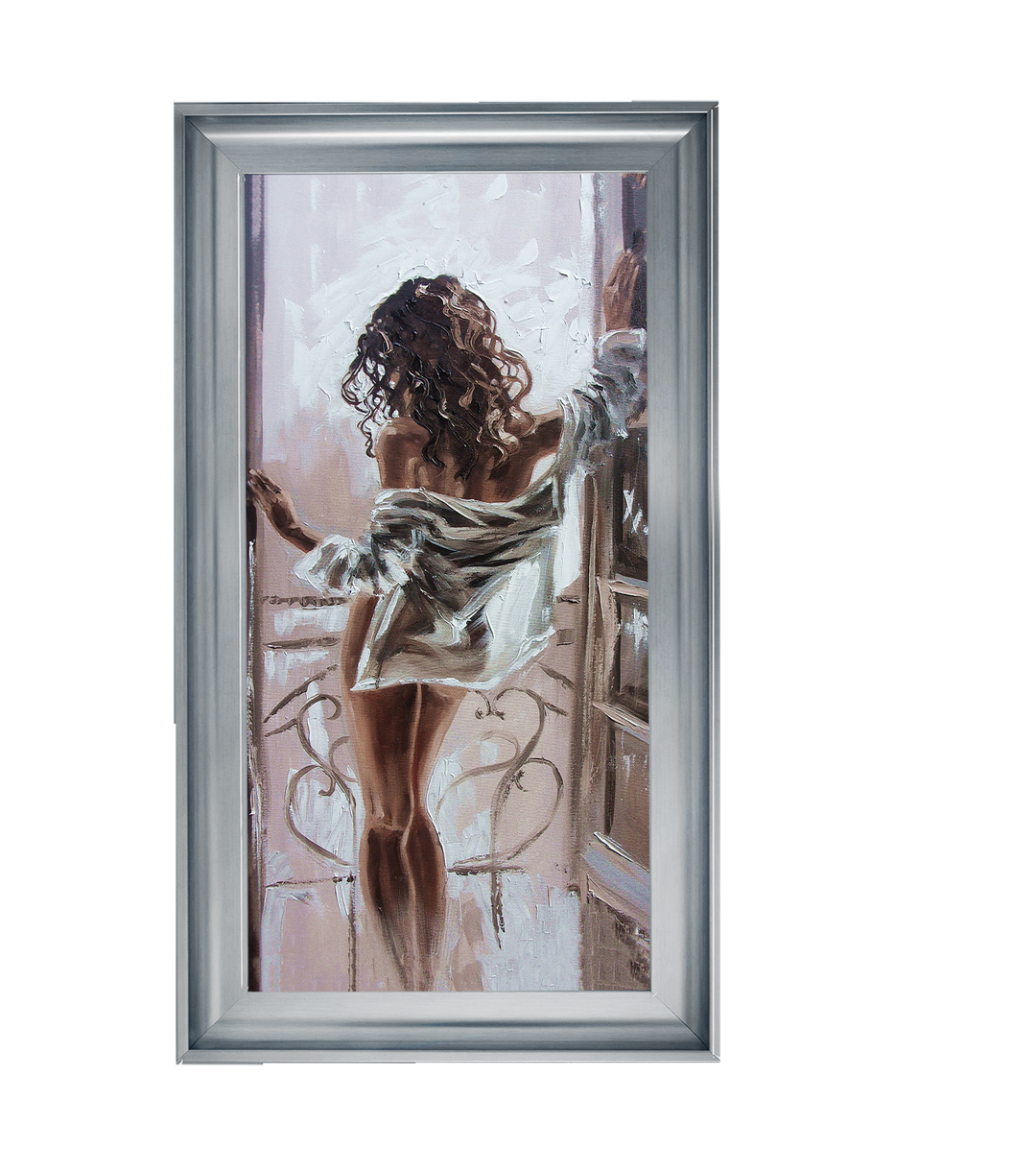 By the window