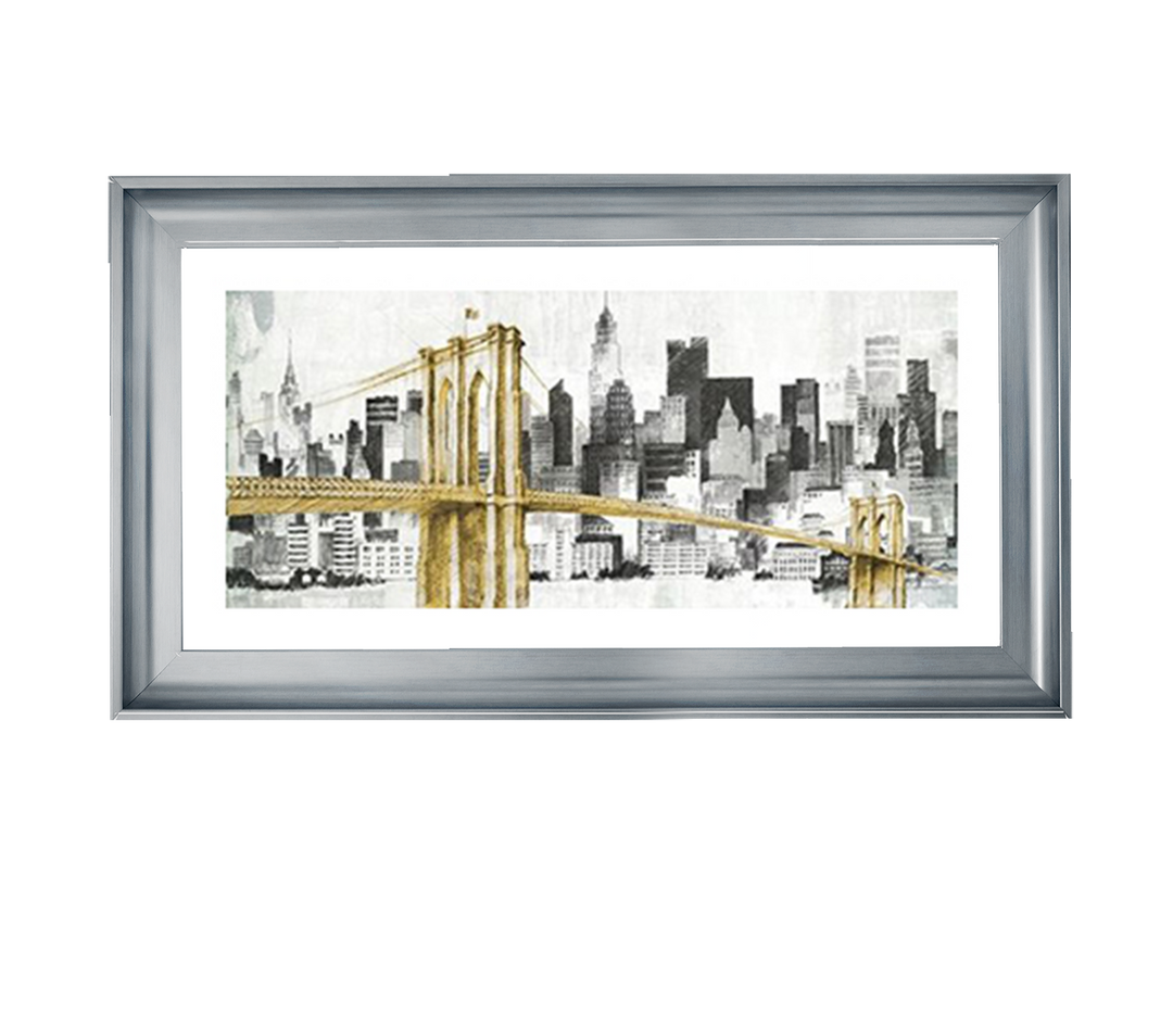 AB055 Brooklyn Bridge abstract