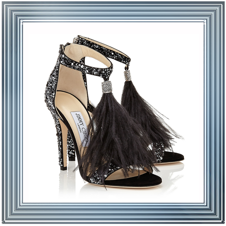 FS048 Black high heels