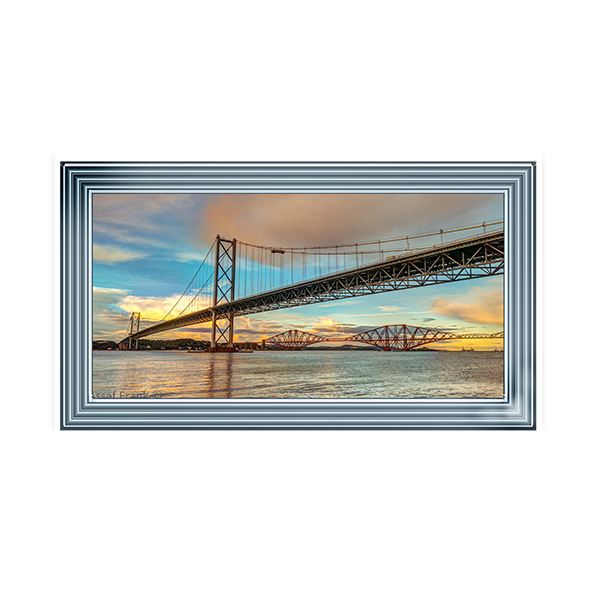 CY017 Forth Road Bridge at dusk