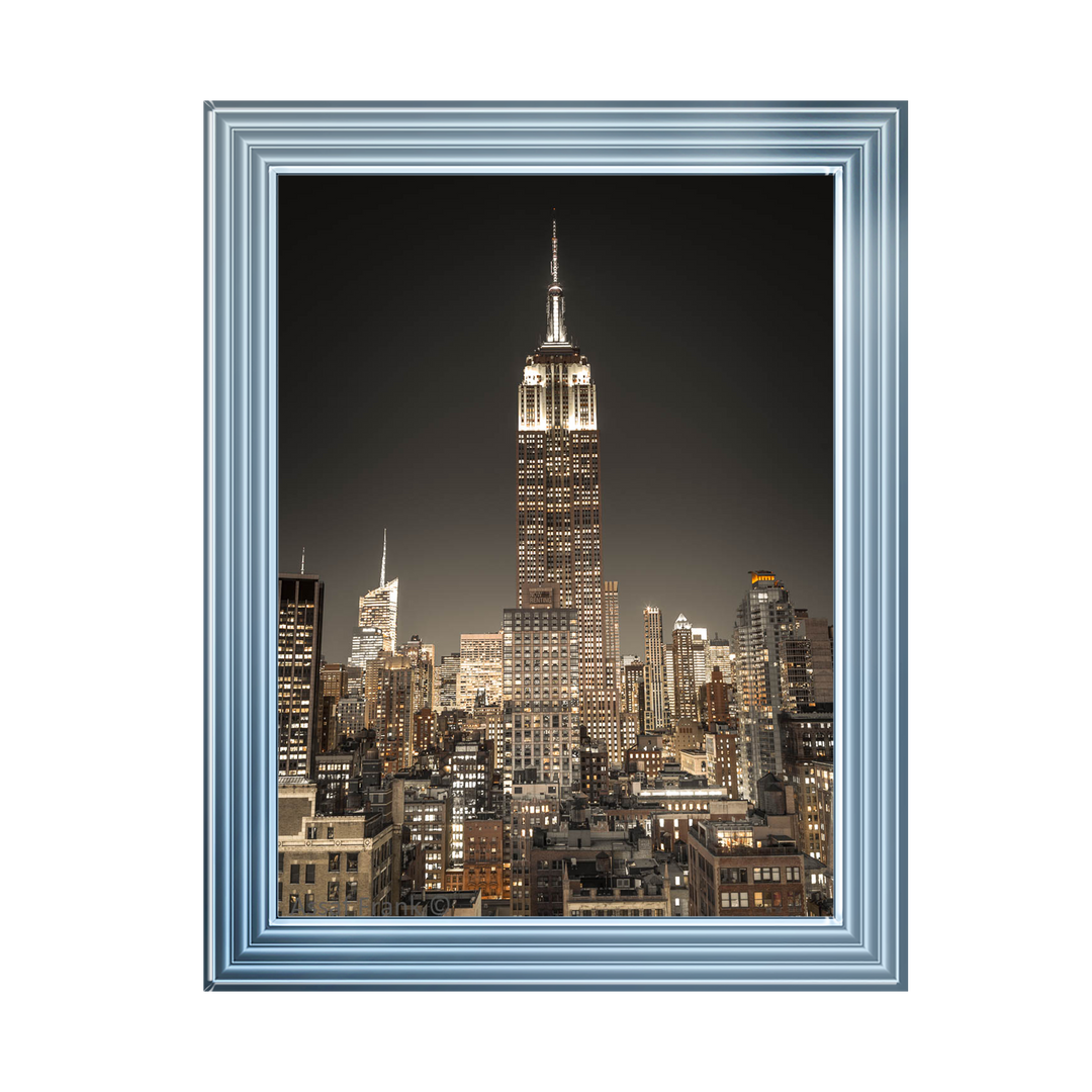 CY058 Empire State Building with New York City Manhattan skyline with skyscrapers