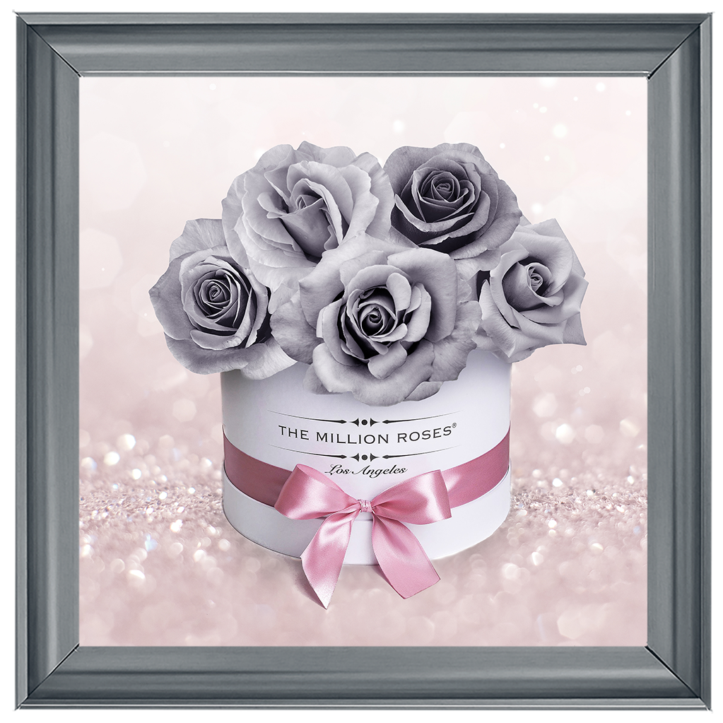 FL084 Grey Flower Box