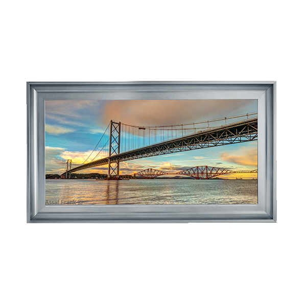CY017 Forth Road Bridge at dusk