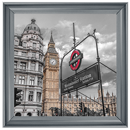 CY056 Westminster subway station signboard with Big Ben