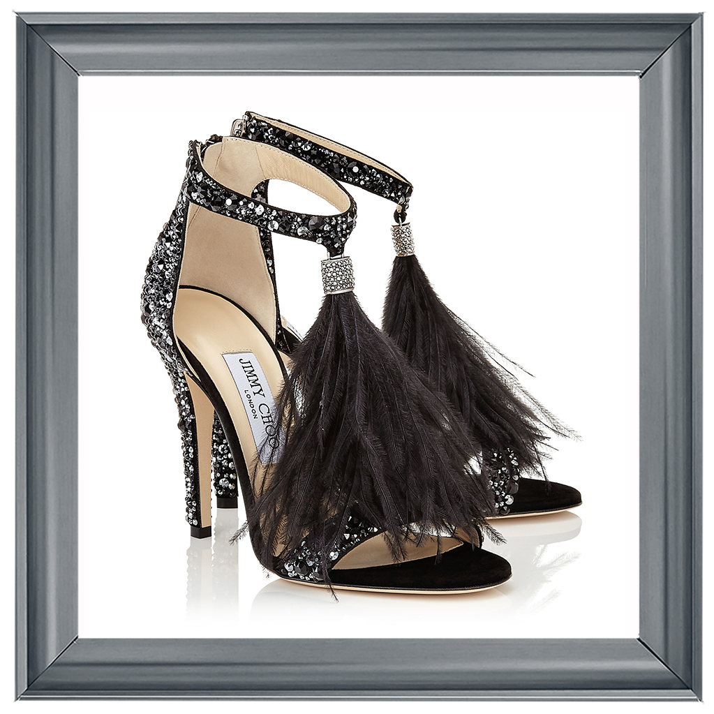 FS048 Black high heels