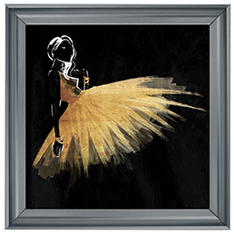 FG071 Golden Dress Puff Mate