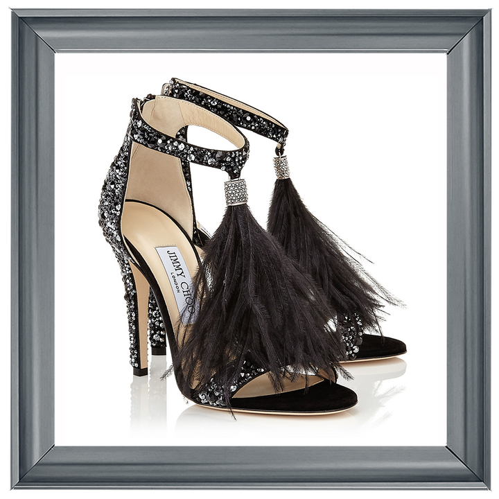 FS048 Black high heels