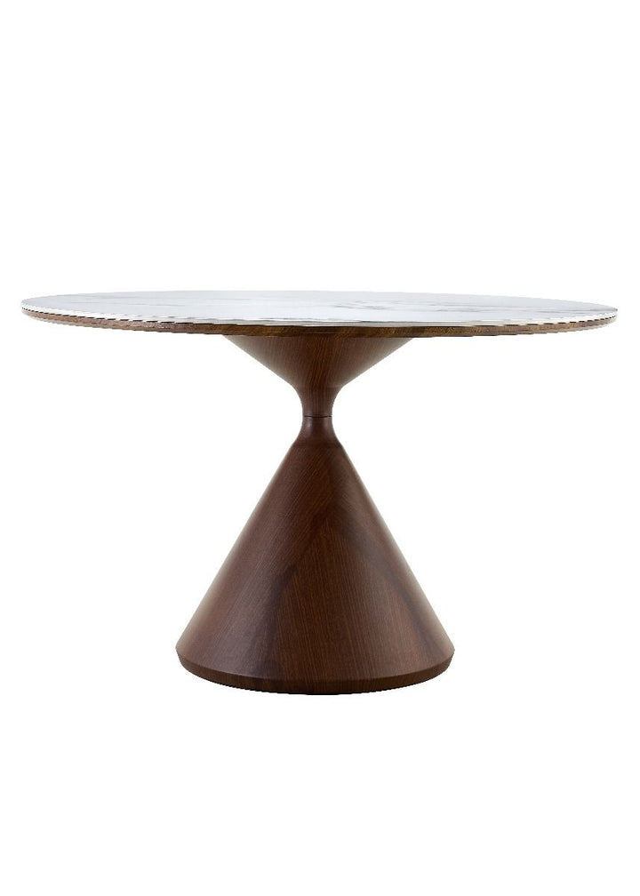 Corteo Table - Walnut & White / Sunset Cloud Vein