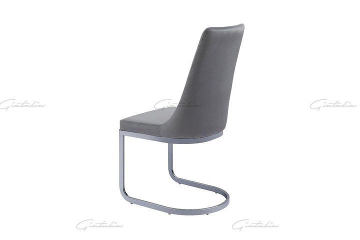 Curva Chair - GREY FRENCH VELVET