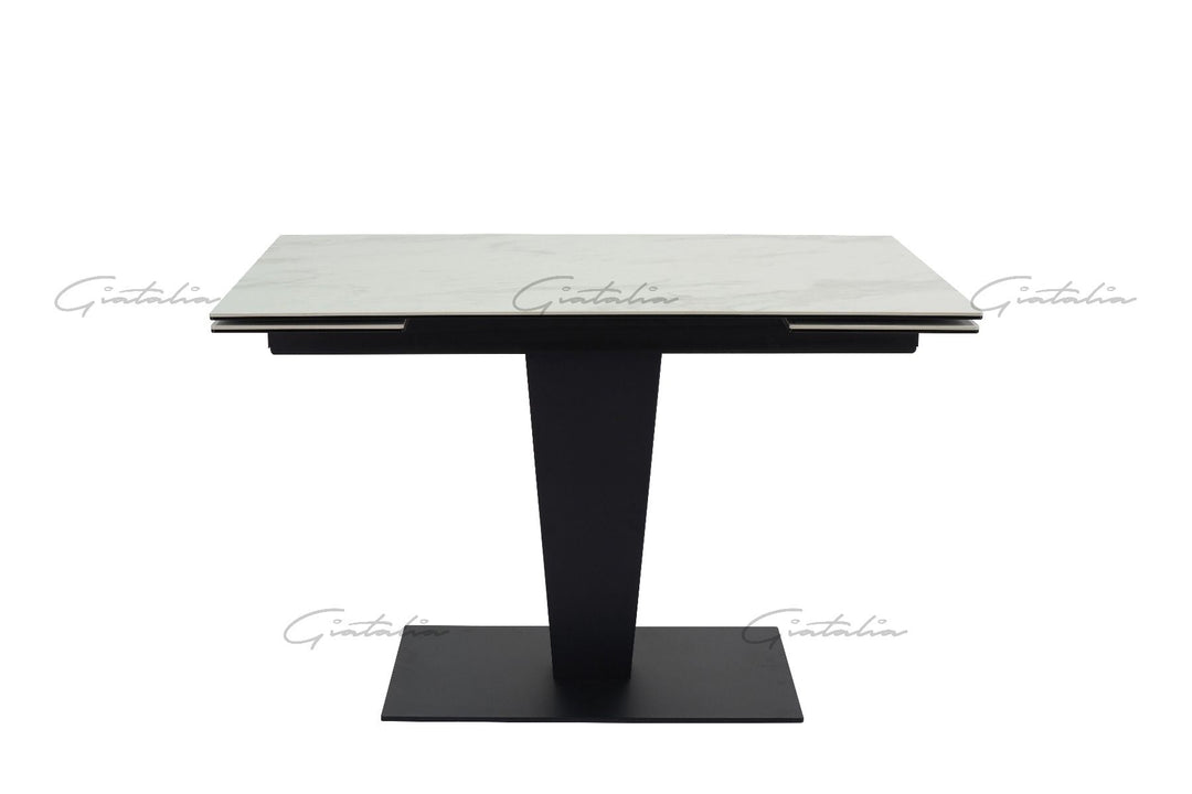 Valentina Extending Table - White Ceramic