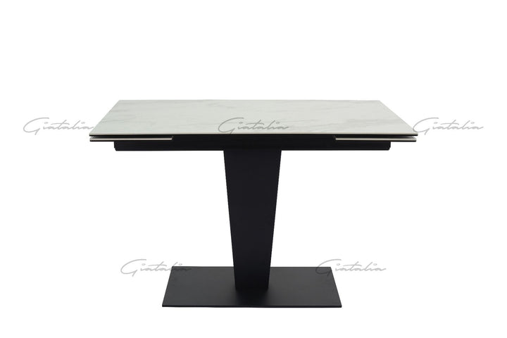 Valentina Extending Table - White Ceramic