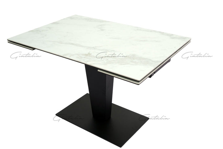 Valentina Extending Table - White Ceramic