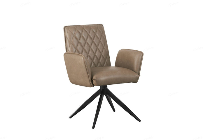 Eclat Chair - Taupe PU