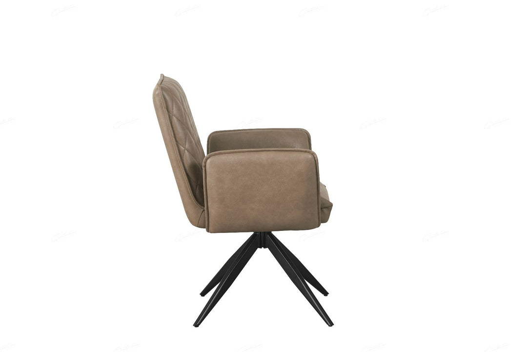Eclat Chair - Taupe PU