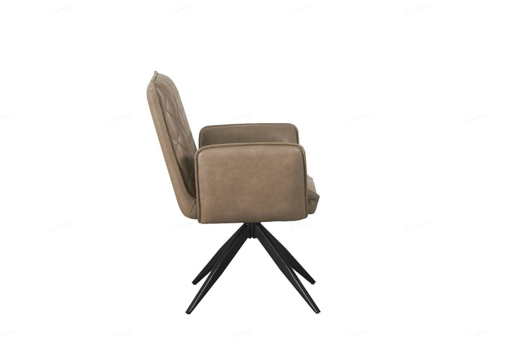 Eclat Chair - Taupe PU