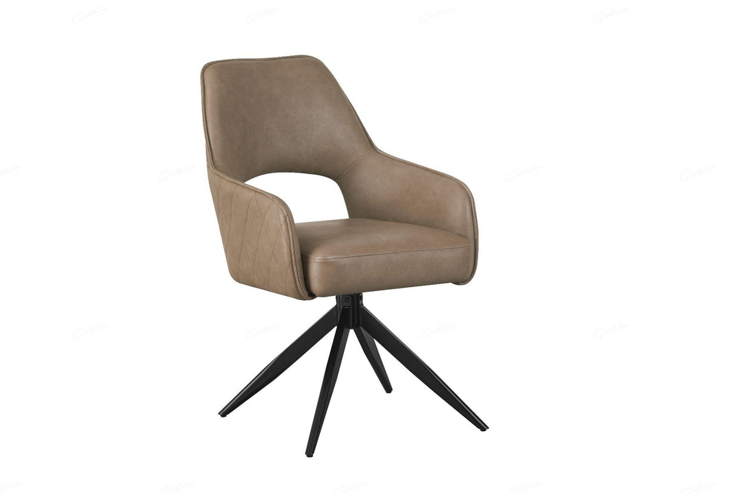 Enrica Chair - Taupe PU