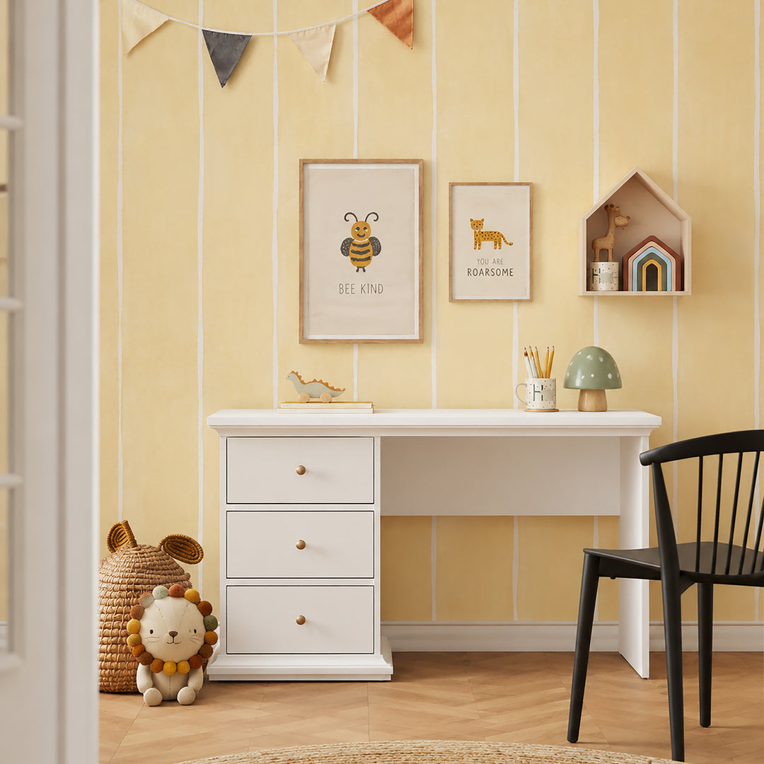 Paris Desk in White