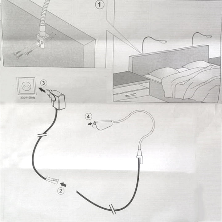 Cabinet Light Butterfly Reading Lamp