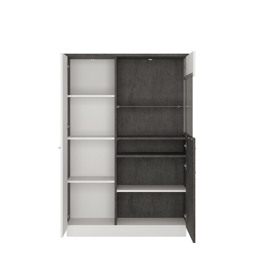 Zingaro Low Display Cabinet Right Hand