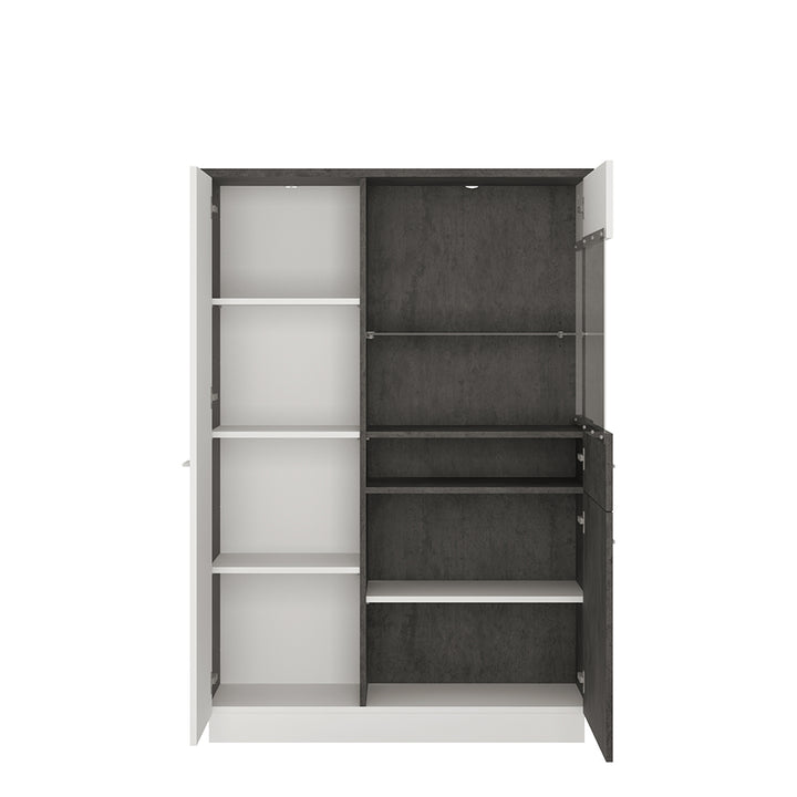Zingaro Low Display Cabinet Right Hand