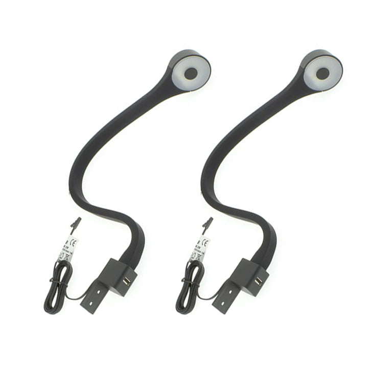 Cabinet Light Flexi Light 2P with USB Charger