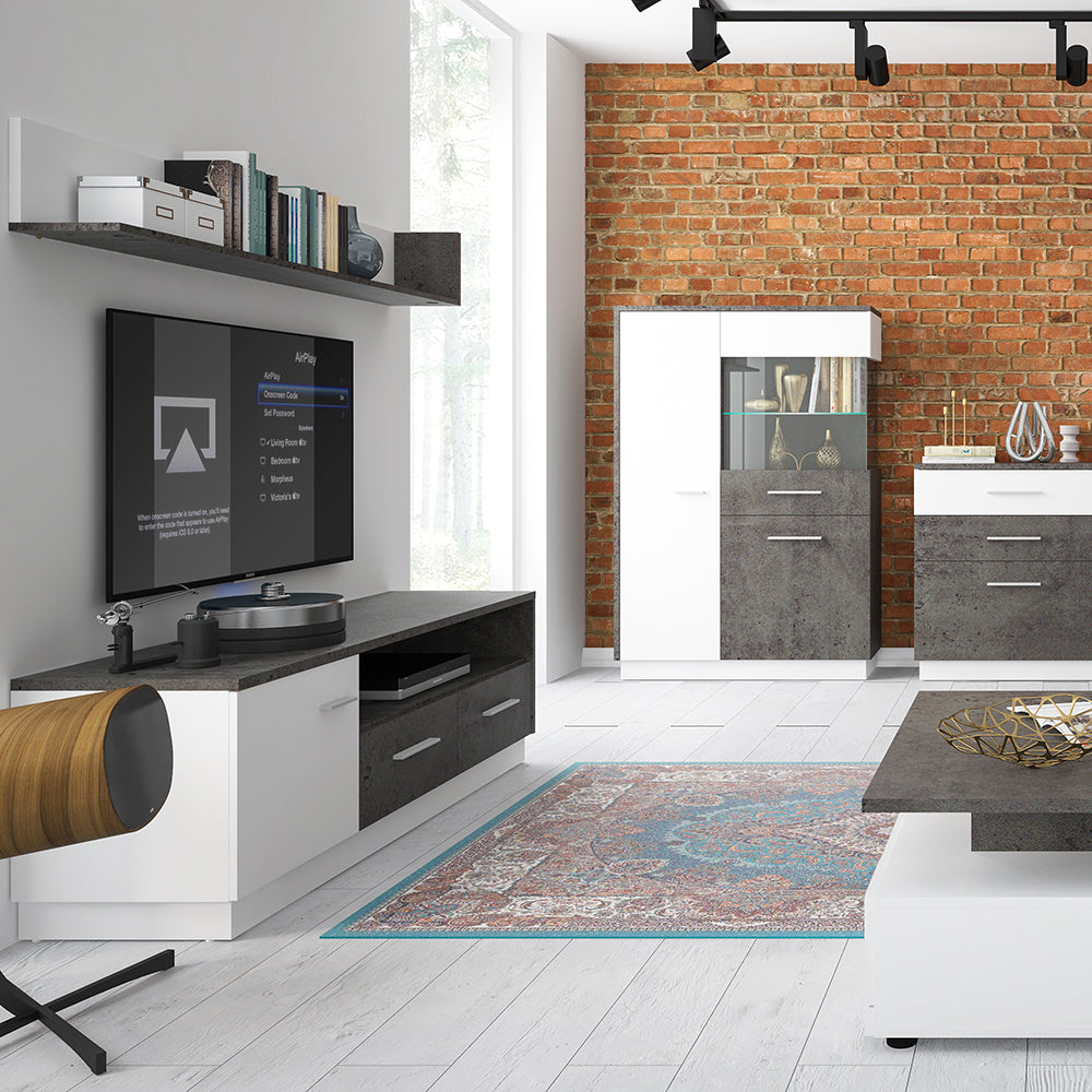 Zingaro Low Display Cabinet Right Hand