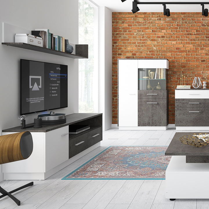 Zingaro Low Display Cabinet Right Hand
