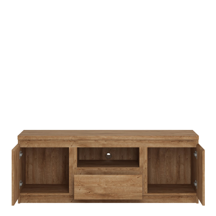 Fribo TV Cabinet 2 Doors 1 Drawer in Oak
