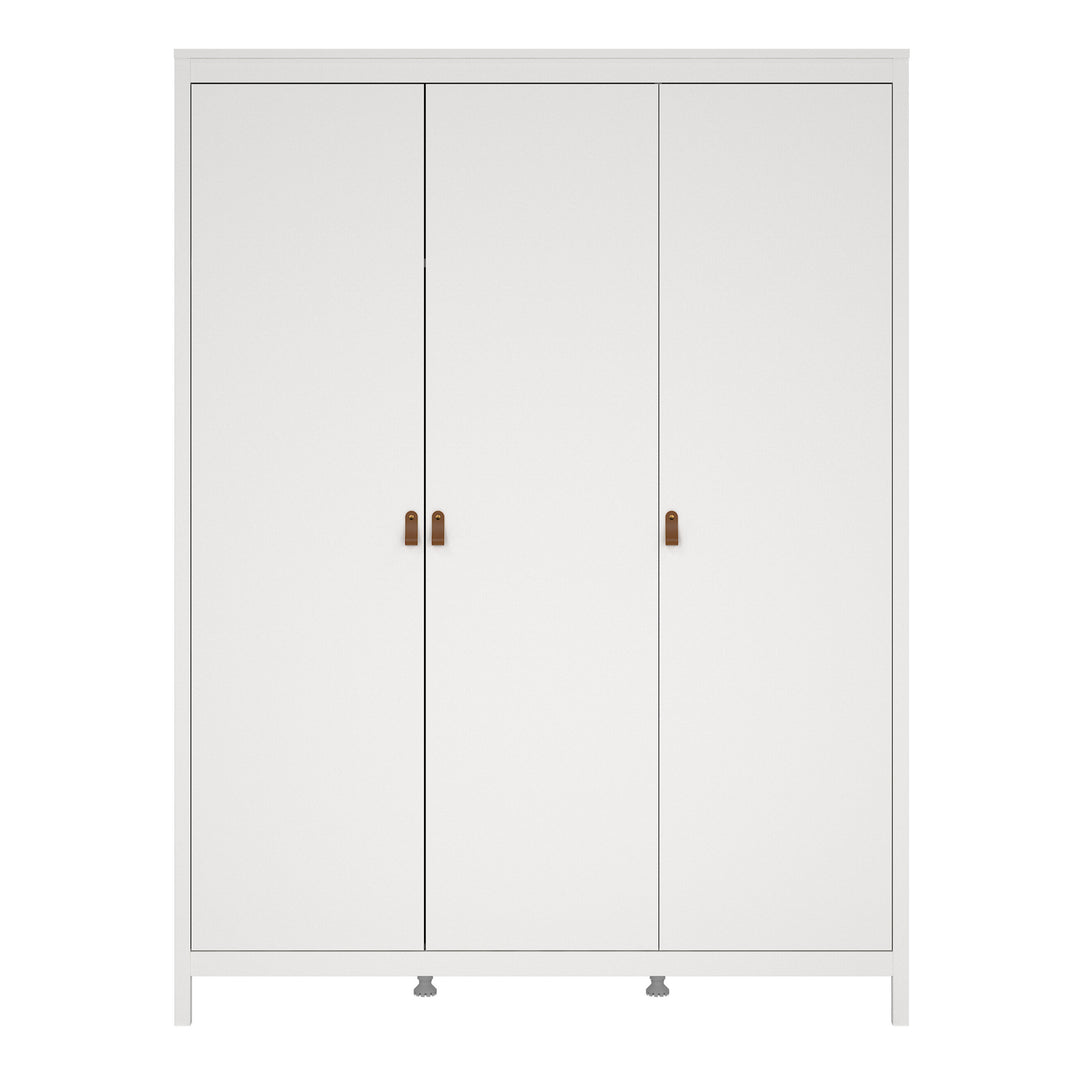 Barcelona Wardrobe with 3 Doors in White