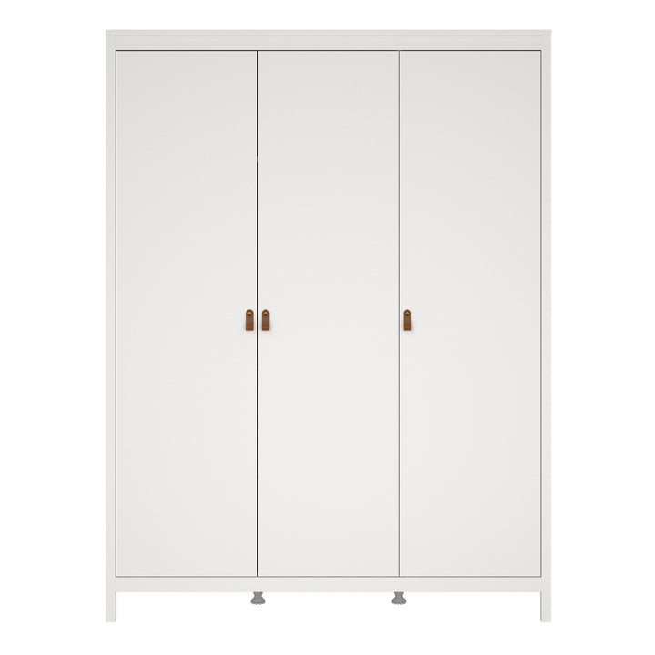 Barcelona Wardrobe with 3 Doors in White