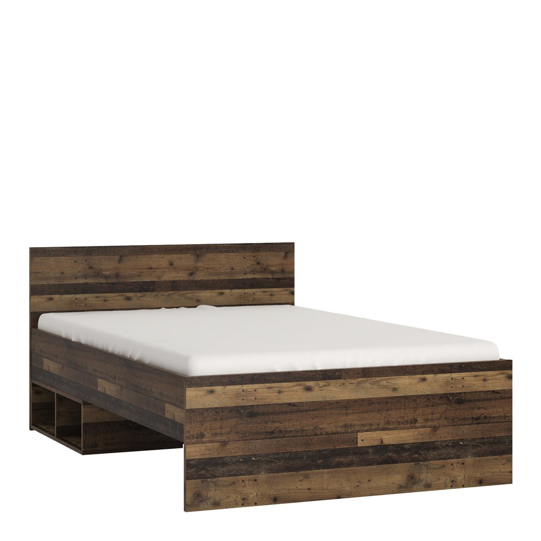 Brooklyn Small Single Bed Frame 120cm (4ft) in Walnut Finish