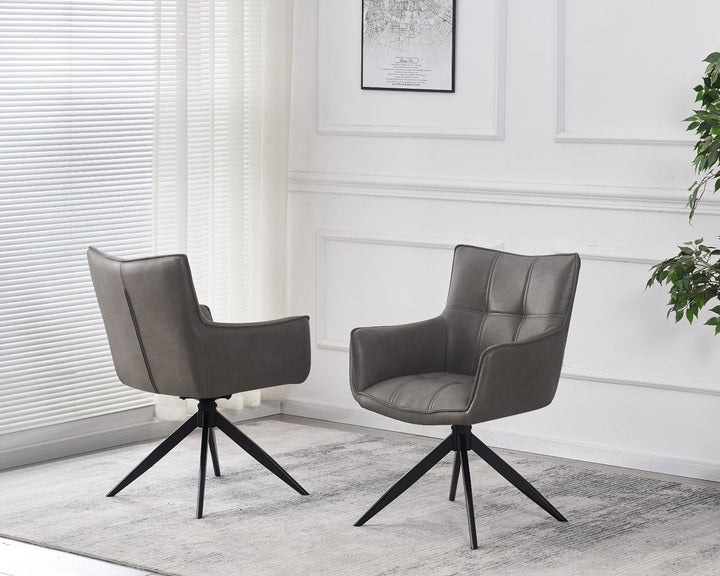 Franca Chair - Storm Grey PU