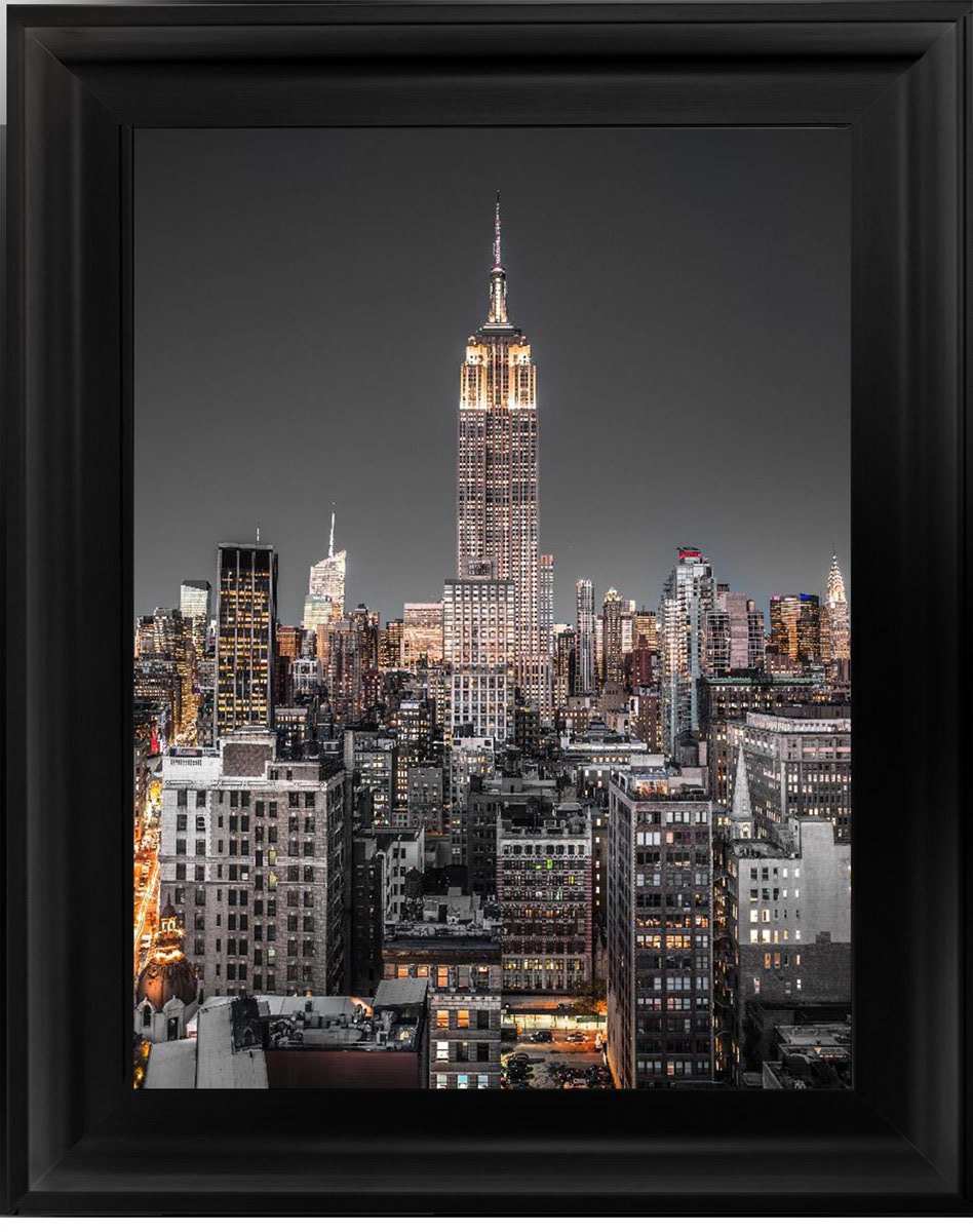 FTBR1582 Empire State at Night in New york