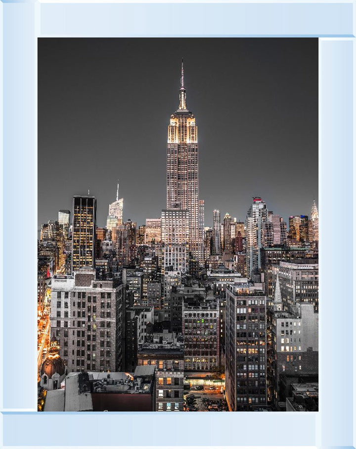 FTBR1582 Empire State at Night in New york