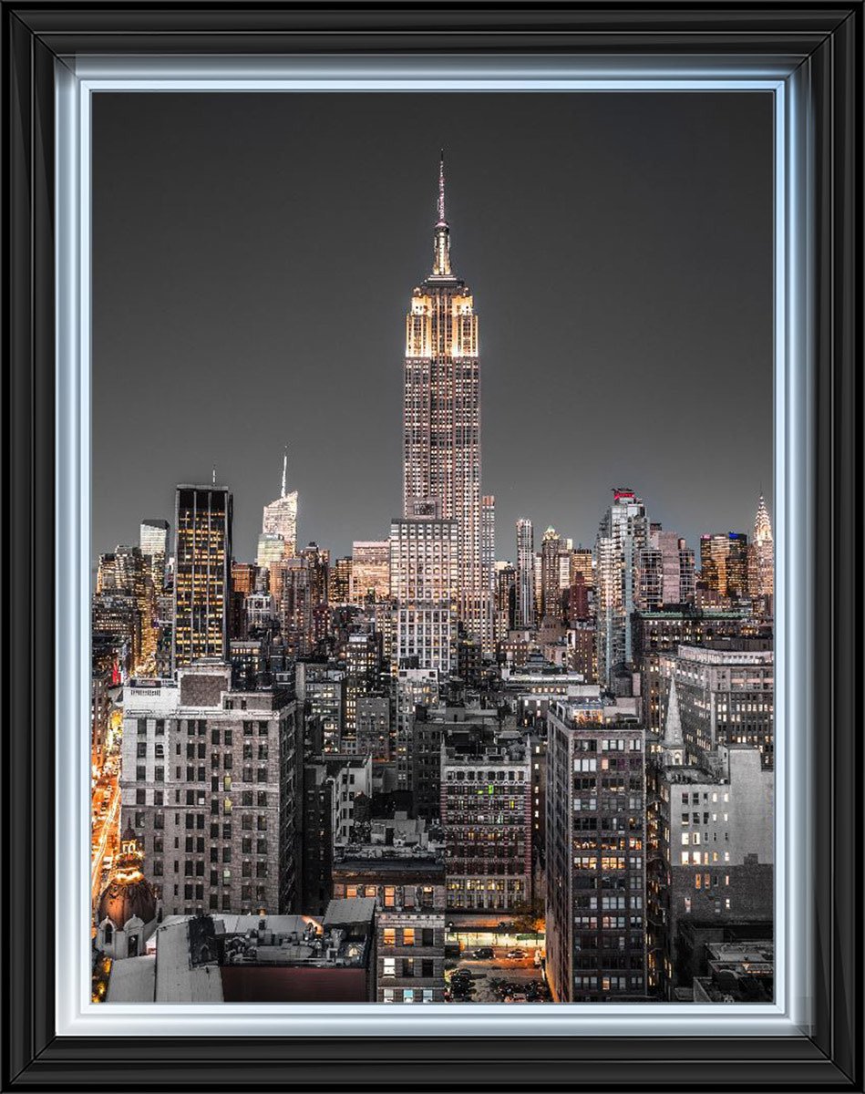 FTBR1582 Empire State at Night in New york