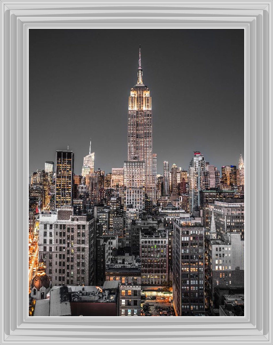 FTBR1582 Empire State at Night in New york