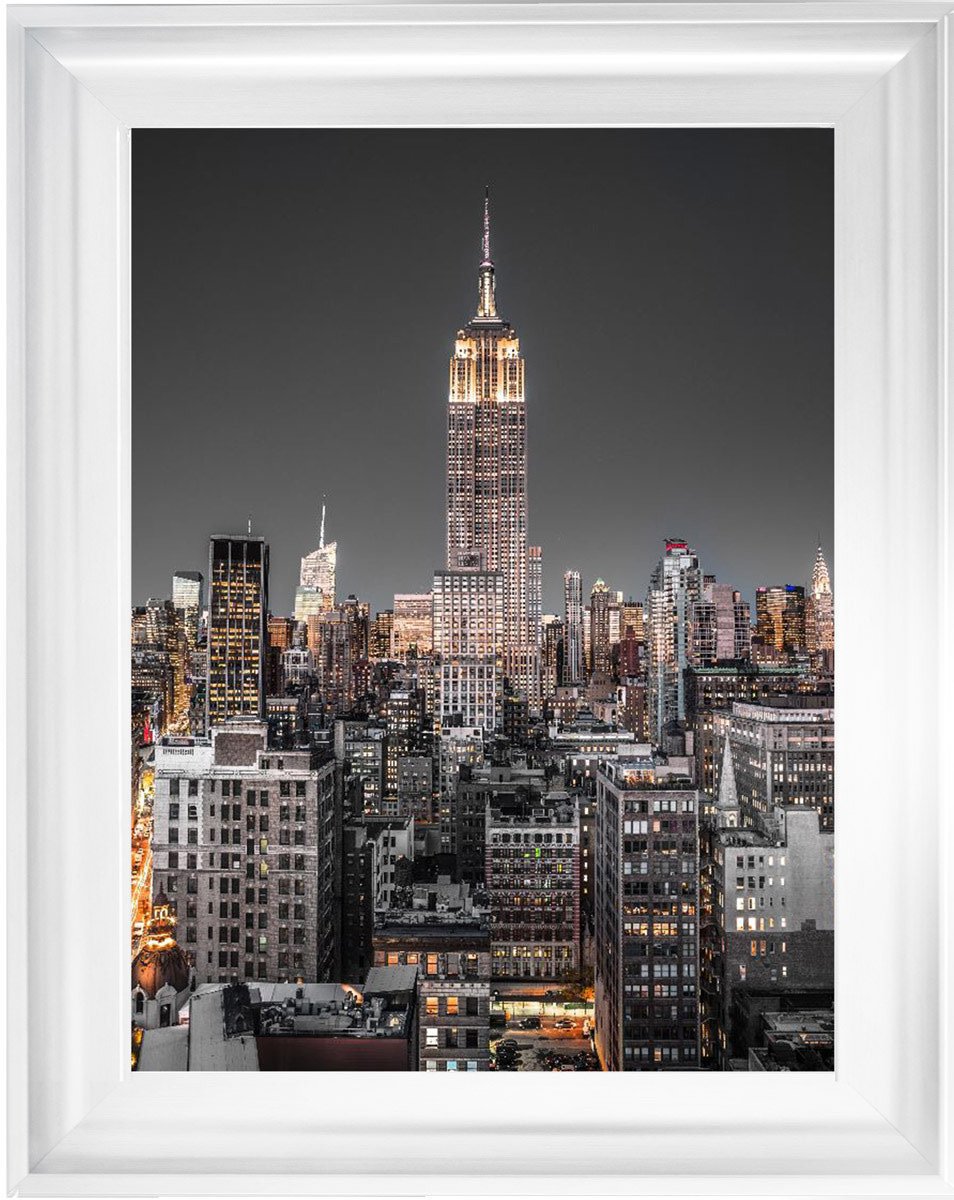 FTBR1582 Empire State at Night in New york