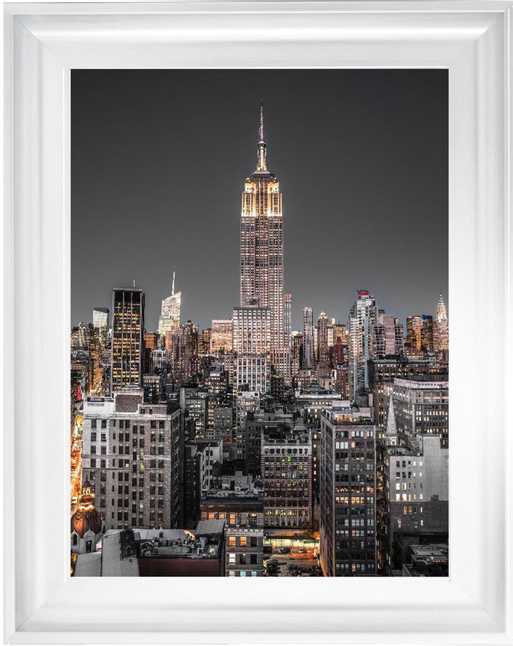FTBR1582 Empire State at Night in New york