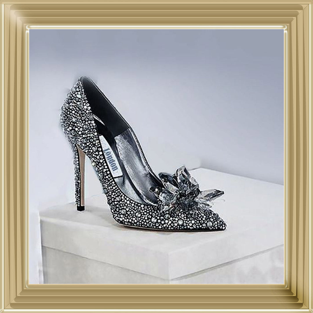 FS028 INSPIRED JEWELLED SHOE GLAMOUR