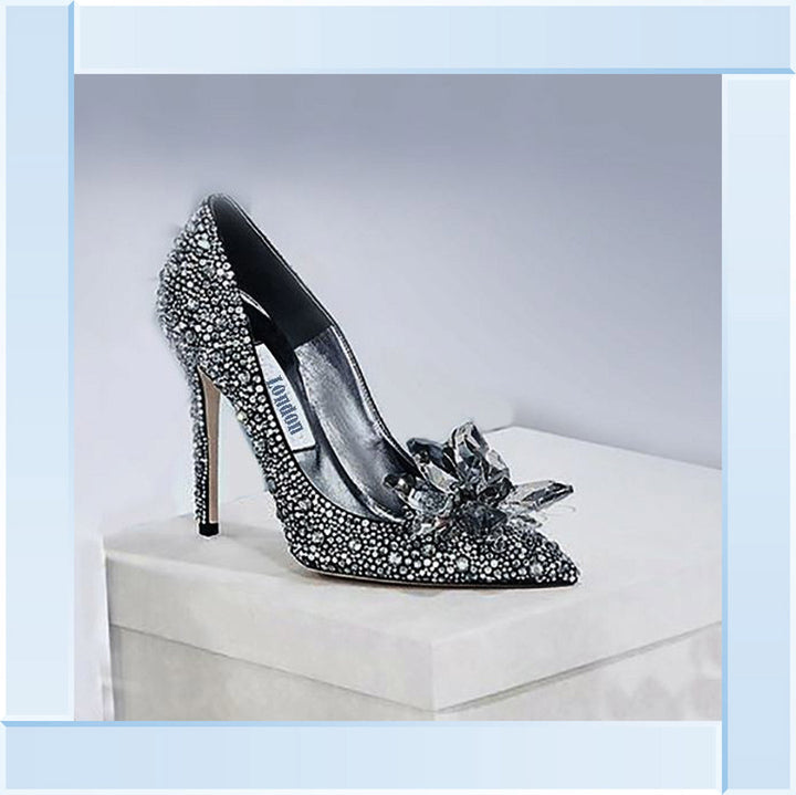 FS028 INSPIRED JEWELLED SHOE GLAMOUR