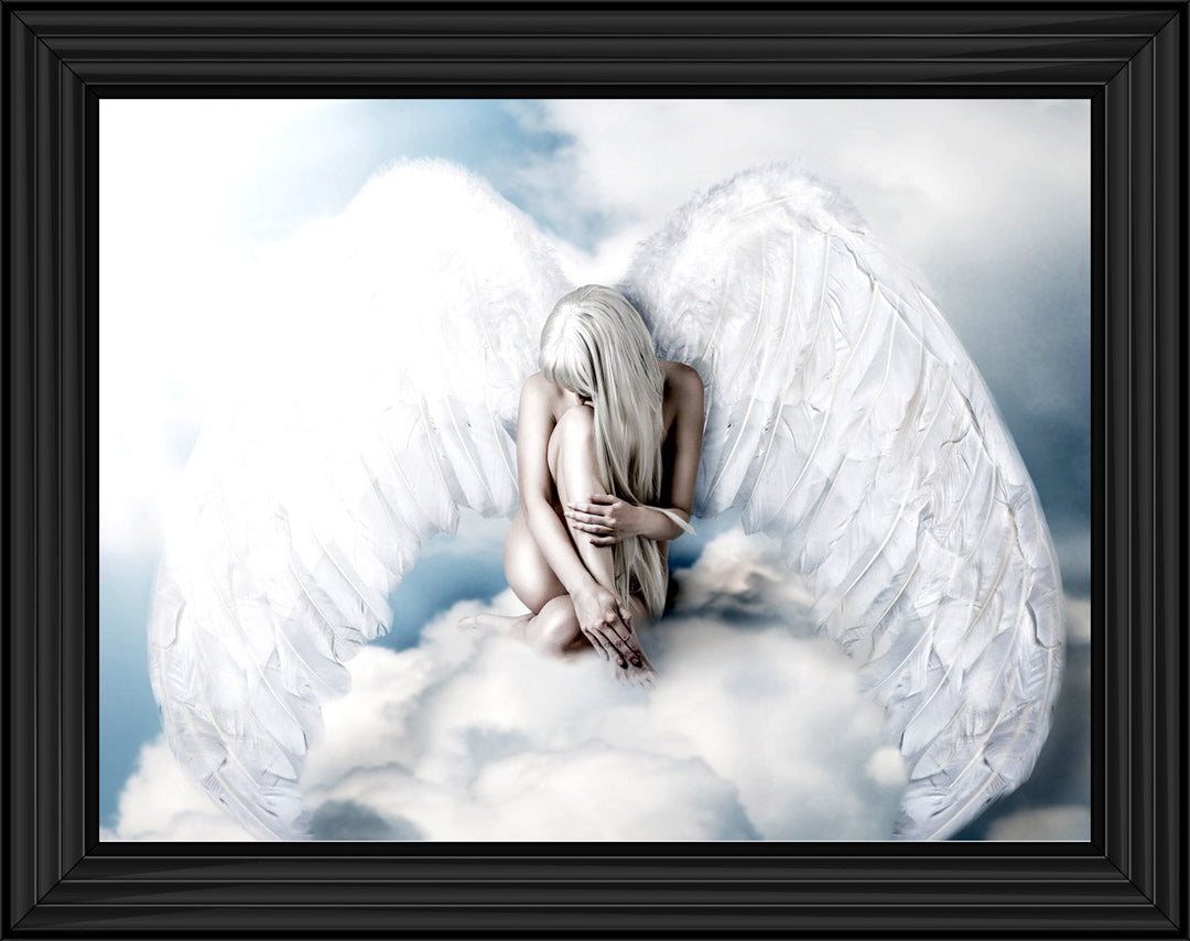 White cloud angel
