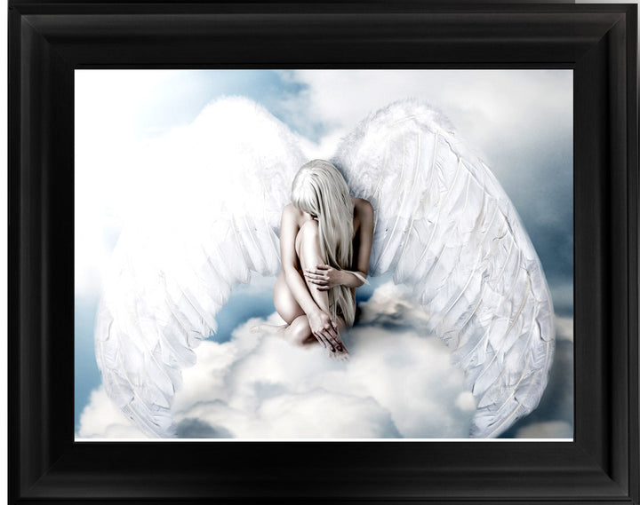 White cloud angel