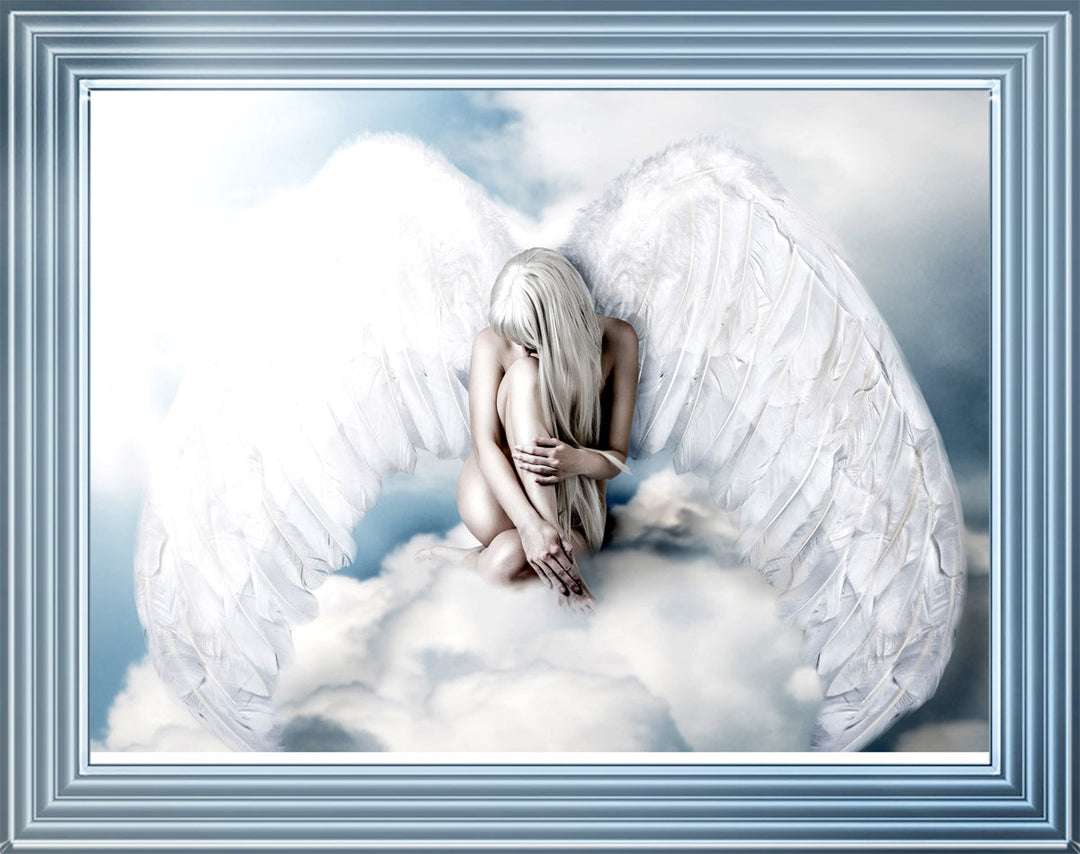 White cloud angel