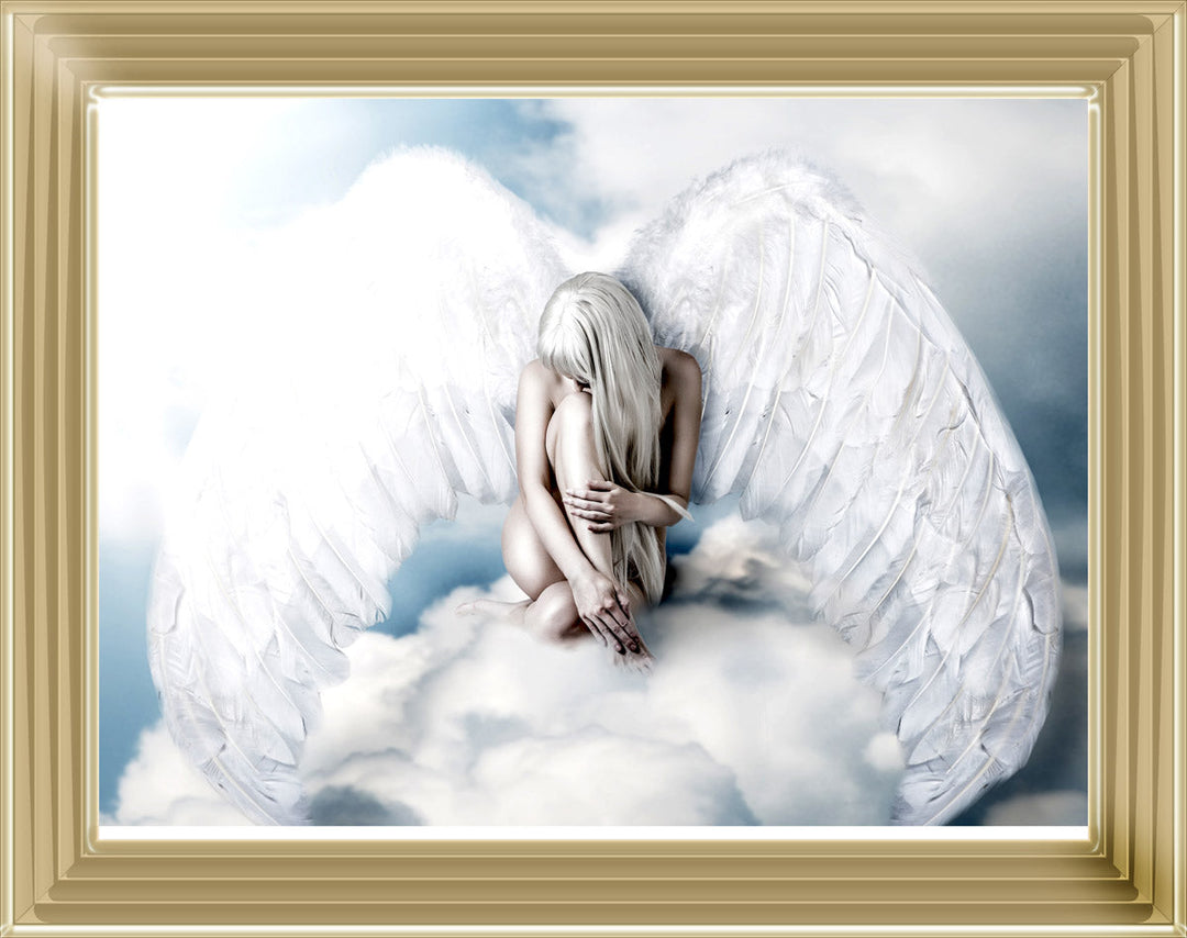 White cloud angel