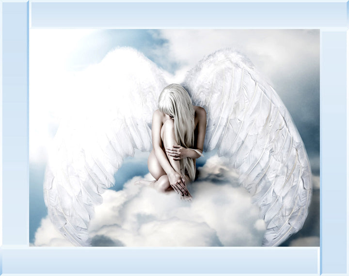 White cloud angel