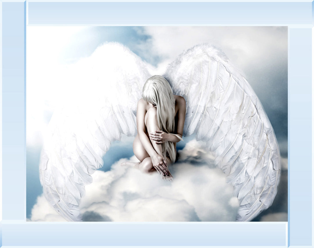 White cloud angel